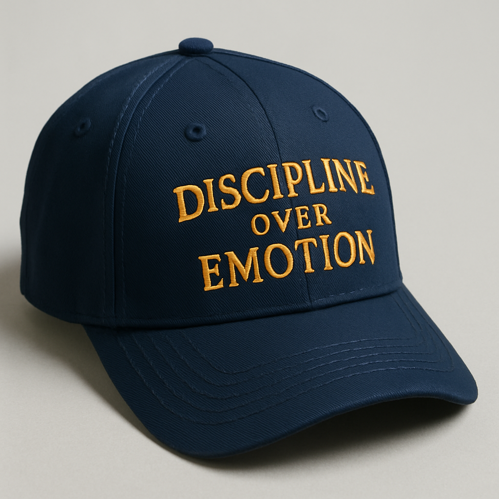 Discipline Over Emotion Cap