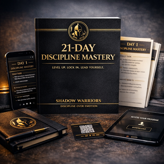 21-Day Discipline Mastery (SHADOW WARRIORS – Discipline Over Emotion