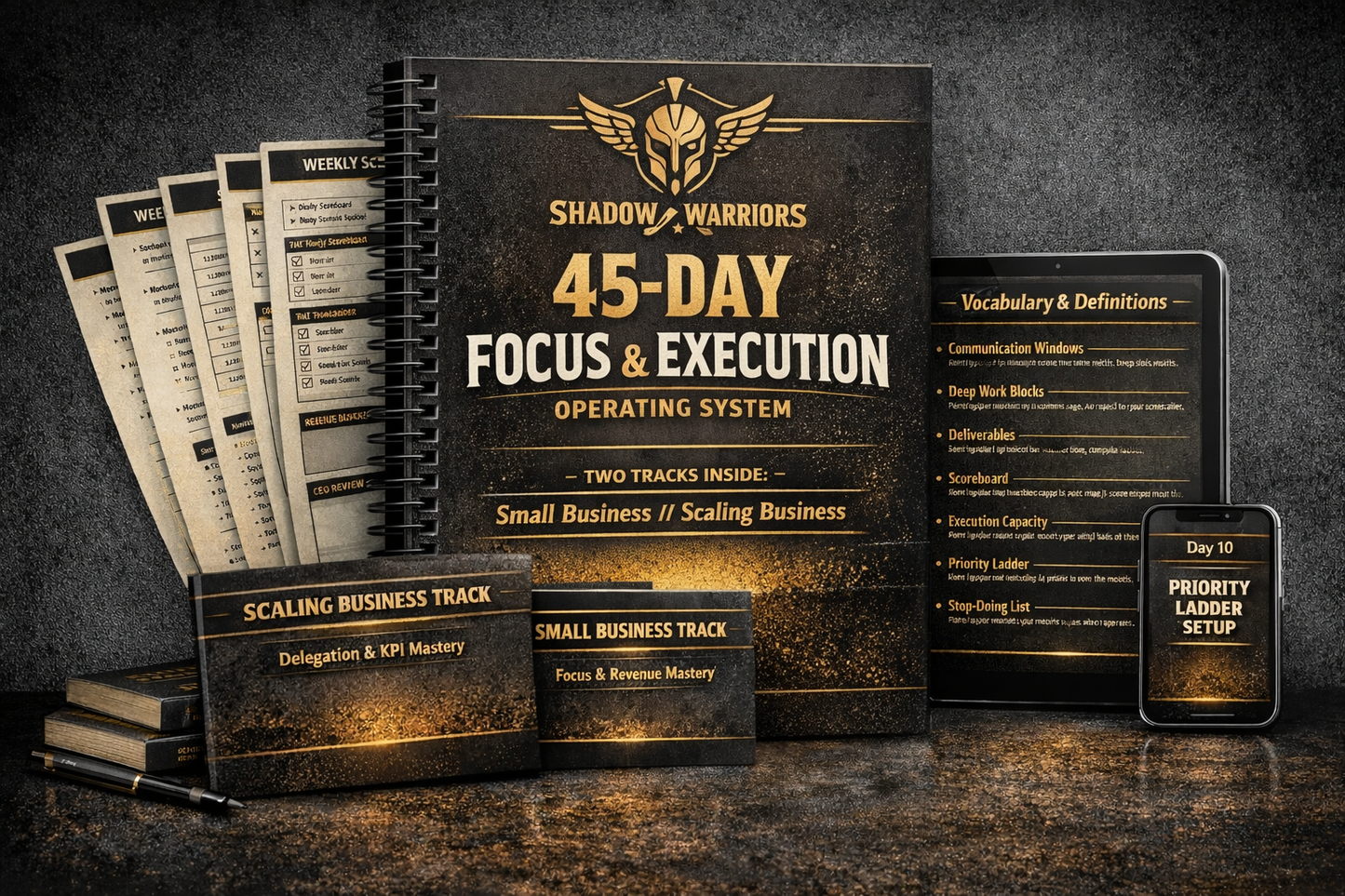 SHADOW WARRIORS: 45-Day Focus & Execution Operating System