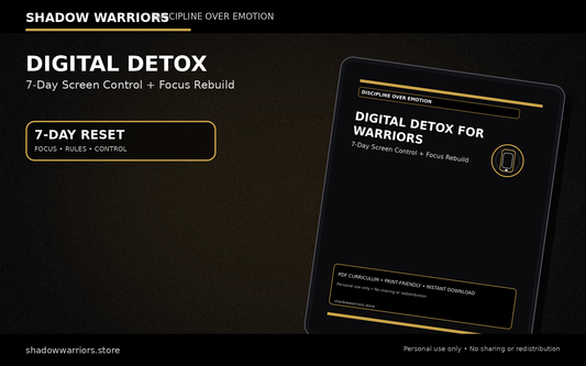 Digital Detox for Warriors (7-Day)