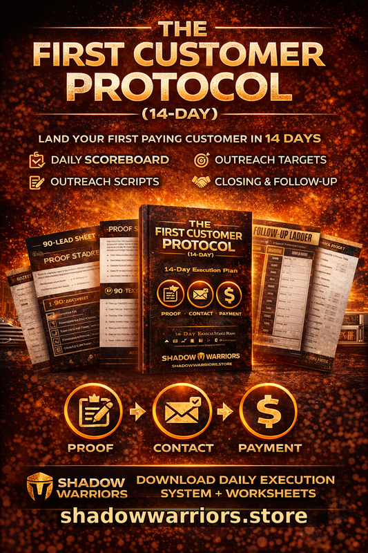 THE FIRST CUSTOMER PROTOCOL (14-Day)