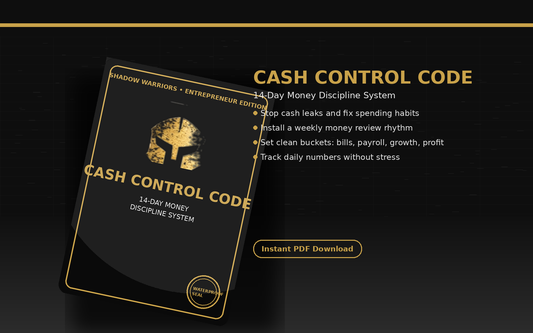 Cash Control Code 14-DAY